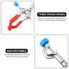 1PC Lab Clip Universal Laboratory Three-Jaw Clamp Adjust Jaw Clamp Laboratory Retort Stand Test Tube Holder 3 Prong Three-Jaw