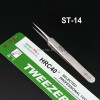 1set HRC40° High precision tweezers anti-static pointed elbow stainless steel tweezers maintenance clamping tool tweezers 1set HRC40° High precision tweezers anti-static pointed elbow stainless steel tweezers maintenance clamping tool tweezers
