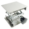 Lab Lifter Manual Elevating Work Platform 100*100mm Lab Scissor Platform Lift