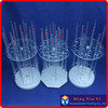 42 holes circular pipette stand Organic glass graduated pipette rack pipette holder 42 holes circular pipet rack