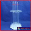 32 holes Organic glass graduated pipette rack 32 holes circular pipette stand pipette holder circular pipet rack