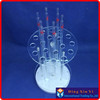 Organic glass18 holes circular pipette stand graduated pipette rack pipette holder circular pipet rack