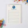 50-sheet Note Pad Message Notes Chesk List To Do List Memo Writing Pads Scarpbook Stationery Office Supplies for Student Notepad