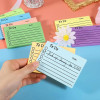 50 Sheets To Do List Memo Pads Kawaii Daily Planner Tearable Sticky Notes Message Notes Korean Stationery Office Writing Pads