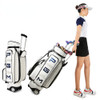 Pgm Golf Bag Retractable Folded Golf Aviation Bag Portable Standard Pu