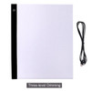 CHIPAL A3 LED Drawing Tablet Diamond Painting Writing Table Digital Tracing Copy Board Level Dimmable Graphic Art Light Pad