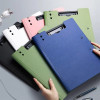 A4 File Folder Clipboard Writing Pad Memo Clip Double Board Paper Clips Test Paper Organizer School Supplies Office Stationary