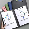 A4 File Folder Clipboard Writing Pad Memo Clip Double Board Paper Clips Test Paper Organizer School Supplies Office Stationary