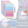 60sheets Rainbow Color To Do List Notepad Memo Writing Pad Daily Reminder Planner Notebook List Planning for Home Office School