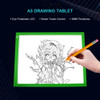 CHIPAL A3 Scale LED Drawing Tablet Art Painting Writing Graphics Tablets Copy Board Artcraft Tracing LED Light Box Sketching Pad