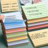 40PCS/Lot Office School Stationery Colorful Message Sticker Tablet Memo Pad Posted Paper Notepad Self-adhesive Notes