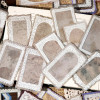 20Packs Wholesale Material Base Paper Pure Vintage square card writing Background Art Lace border Scrapbooking Decorative