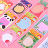 100PCS/Lot Cute Cartoon Animal Message Sticker Tablet Memo Pad Posted Paper Notepad Self-adhesive Notes Office School Stationery