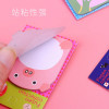 100PCS/Lot Cute Cartoon Animal Message Sticker Tablet Memo Pad Posted Paper Notepad Self-adhesive Notes Office School Stationery
