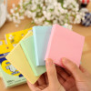 40PCS/Lot Solid Color Message Sticker Tablet Memo Pad Posted Paper Notepad Self-adhesive Notes Student Stationery