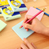 40PCS/Lot Solid Color Message Sticker Tablet Memo Pad Posted Paper Notepad Self-adhesive Notes Student Stationery