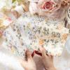 20Packs Wholesale Pattern Materials Paper Pink Flowers Lace Background Artistic Package Decorative Writing Notebooks 20*15CM