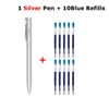 Xiaomi BEIFA Metal Gel Ink Pen Rotating 0.5MM Black Switzerland Refill Business Signing caneta School Office Stationery Supplies