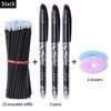 Haile 10-30pcs Cute Erasable Gel Pen Ballpoint Pens Rod 0.5mm Refills Blue/Black Ink Washable Handle School Writing Supplies