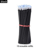 Haile 10-30pcs Cute Erasable Gel Pen Ballpoint Pens Rod 0.5mm Refills Blue/Black Ink Washable Handle School Writing Supplies