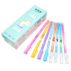 4Pcs/set Unicorn Erasable Gel Pen 0.5mm Kawaii Blue Black Ink Writing Pens Washable Handle for School Office Stationery Supplies