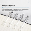 DELI Retractable Gel Ink Pens Black Blue Bullet Tip Office Writing Pen 0.5 mm Replaceable Refills School Supplies