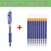 Gel pens Set Black Blue Red Refill Gel Pen Bullet Tip 0.5mm School & office Supplies Stationery kawaii accessories stationery