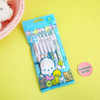 Sanrio 12pcs Cartoon Gel Pen Hello Kitty Cinnamoroll Kuromi Pens Students Stationery 0.5 Black School Children Write Supplies