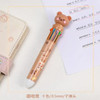 10 Colors Ballpoint Pen Cartoon Bear 0.5mm Colorful Ink Gel Pens Kawaii Chrismtas Pens School Office Supplies Korean Stationery