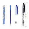 Erasable Pen Set Blue Black Color Ink Writing Gel Pens Washable handle Rod for School Office Stationery Supplies Exam Spare