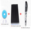 Erasable Pen Set Blue Black Color Ink Writing Gel Pens Washable handle Rod for School Office Stationery Supplies Exam Spare