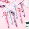 Sanrio Gel Pen 48pcs New Lovely Hello Kitty Cinnamoroll Acrylic Patch Melody Cartoon Students Cute Supplies Stationery Wholesale