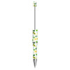 120Pcs Four-leaf Clover Pattern Pens DIY Beaded Pen Ballpoint Pens School Supplies for Kids Black Ink