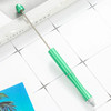 90Pcs Metal Beadable Pen Creative DIY Beads Ballpoint Pen with Shaft Black Ink Stationery School Office Supplies Kids Gift