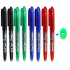 8Pcs/Set 8 Color Erasable Gel Pen 0.5mm Kawaii Pens Ball Pen Student Writing Washable Rod Drawing Tools Office School Stationery