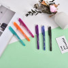 12 Color 0.7mm Blue Black Ink Gel Pen Erasable Refill Rod set Erasable Pen Washable Handle School Writing Stationery Gel Ink Pen