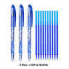 Erasable Gel Pen Refills Rod Set 0.5mm Washable Handle Magic Erasable Pen for School Pen Writing Tools Kawaii Stationery