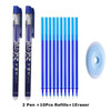 Erasable Gel Pen Refills Rod Set 0.5mm Washable Handle Magic Erasable Pen for School Pen Writing Tools Kawaii Stationery