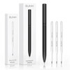 BUNKI Metal Sign Pen Ballpen Signing Pen 0.5MM Gel PREMEC Smooth Switzerland Refill Black Ink Office School Writing Pen BK0100