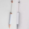 20Pcs DIY Bead Ballpoint Pen Hot Sublimation Metal Aluminum Rod Blank Heat Transfer Business Neutral Pen