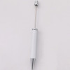 20Pcs DIY Bead Ballpoint Pen Hot Sublimation Metal Aluminum Rod Blank Heat Transfer Business Neutral Pen