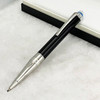 Luxury Rollerball Ballpoint Pen MB Blue Crystal Barrel Stationery Serial Number