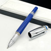Luxury Rollerball Ballpoint Pen MB Blue Crystal Barrel Stationery Serial Number