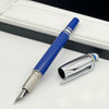 Luxury Rollerball Ballpoint Pen MB Blue Crystal Barrel Stationery Serial Number