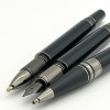LAN MB Rollerball Ballpoint Pen Star Frosted Black & Resin Splice with Serial Number Smooth Writing