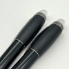 LAN MB Rollerball Ballpoint Pen Star Frosted Black & Resin Splice with Serial Number Smooth Writing