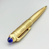 Lanlan CT Ballpoint Pen Silver Gold Thread Design Writing Smooth Classic Office School Stationery