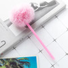 100Pc Cute Stationery Pompom Gel Pen Colorful Plush Pen School Office Supplies Kawaii Creative Gifts