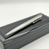Luxury A-n-r Ballpoint Pen Classic Silver Exquisite Carving Pattern Office School Supplies Smooth Writing