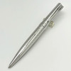 Luxury A-n-r Ballpoint Pen Classic Silver Exquisite Carving Pattern Office School Supplies Smooth Writing